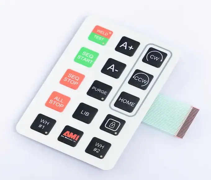 Buy Wholesale China Custom-made Non-tactile Membrane Switches Silicone  Membrane Keypad Graphic Overlay For Hmi Device & Non-tactile Membrane  Switches at USD 0.1