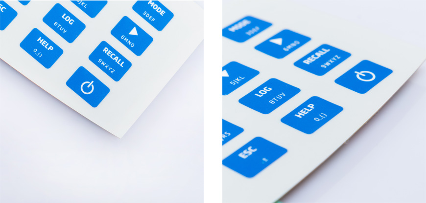 Four Layer and Six Layer Non Tactile Membrane Switch